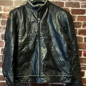 Vintage Taurus by Drospo Genuine Leather Motorcycle Jacket - Made in Canada